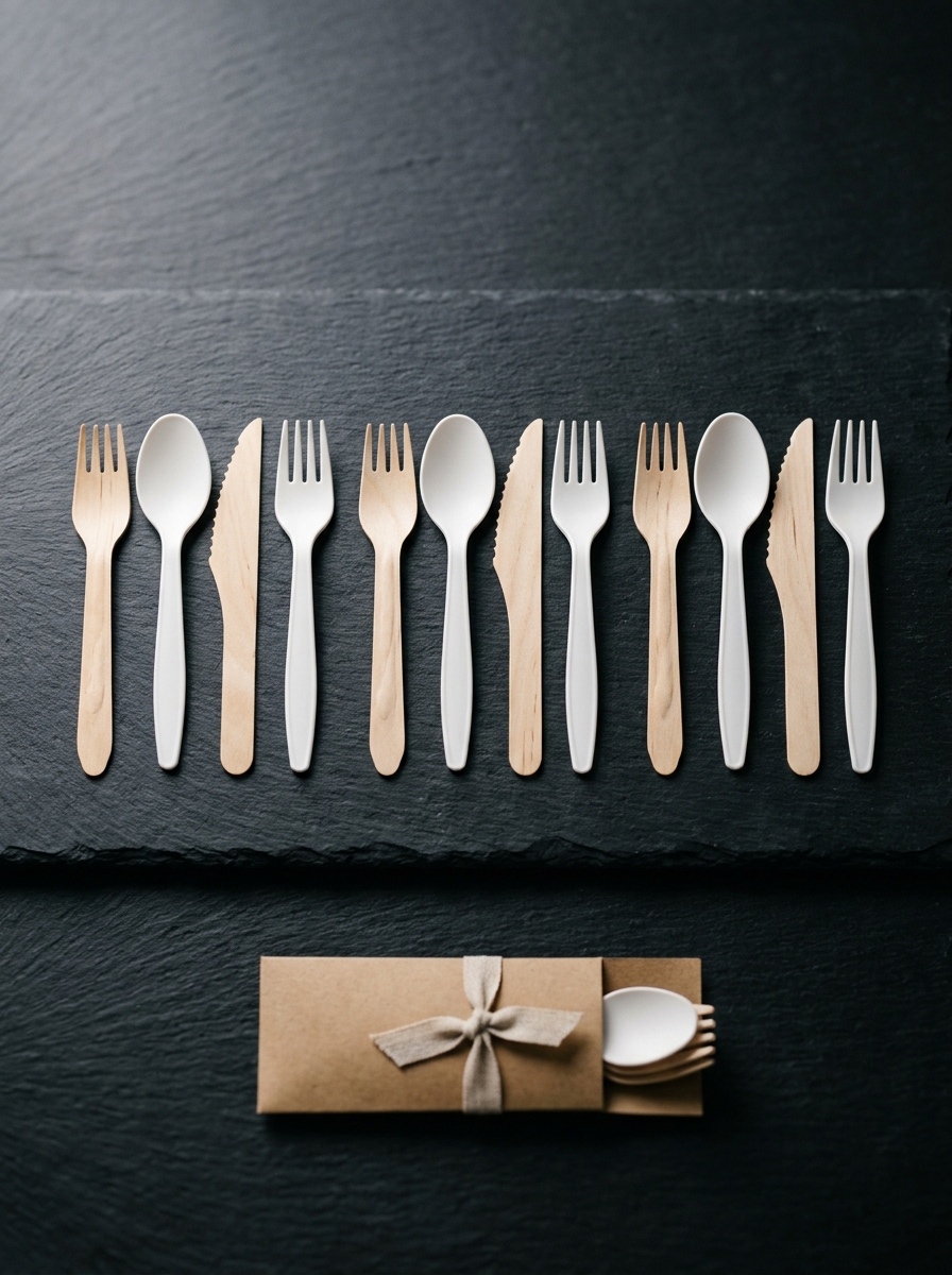 Disposable Cutlery editorial category visual