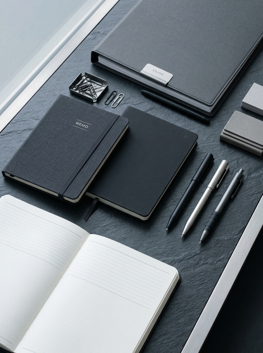 Stationery editorial category visual